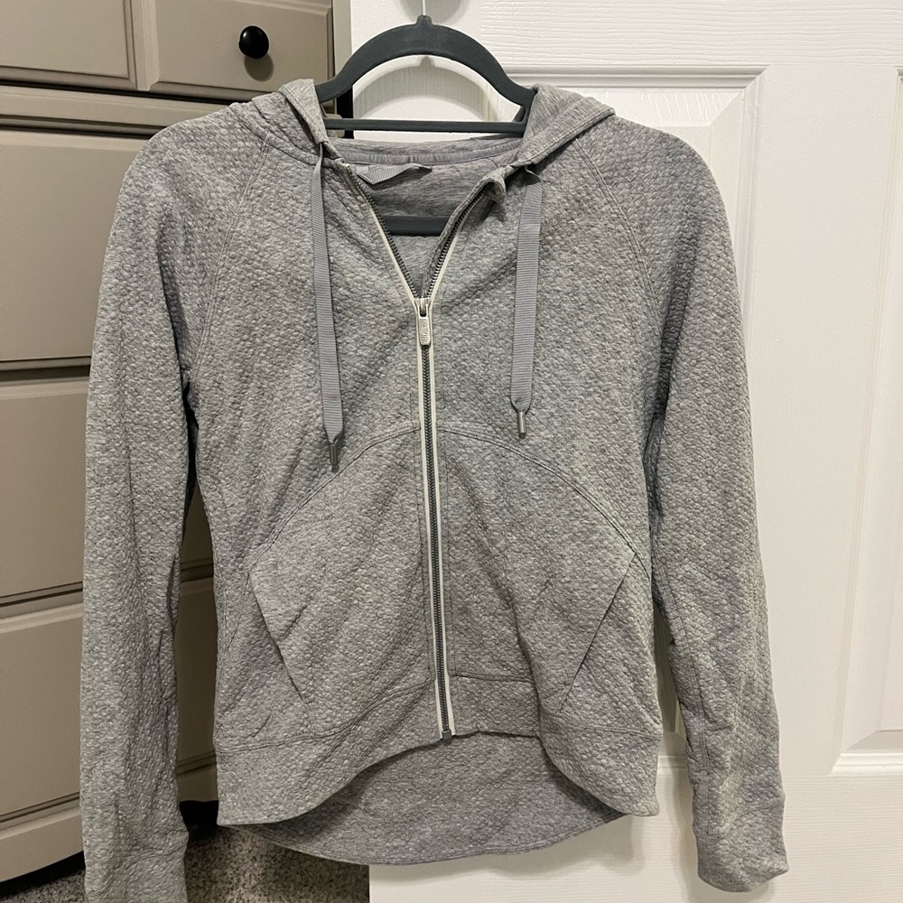 Lululemon Gray Zip-Up Hoodie